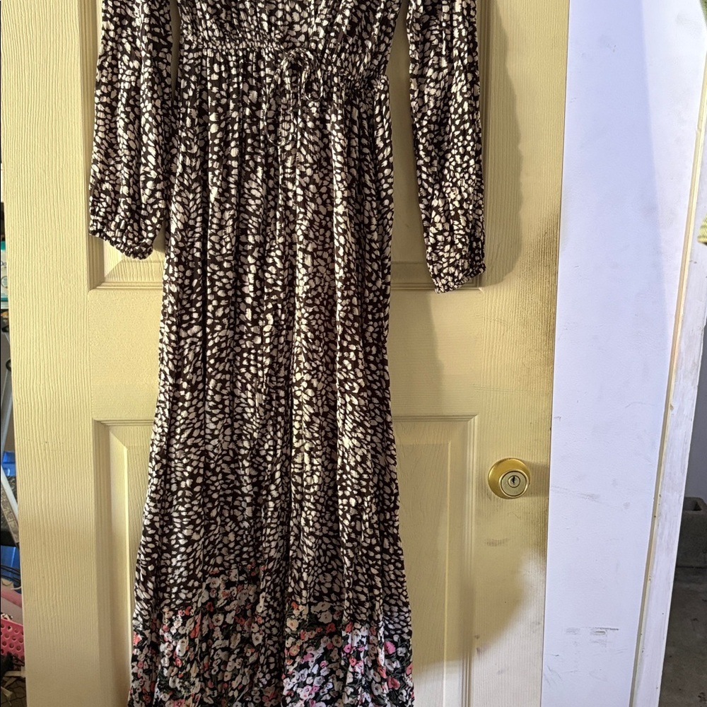 Billabong brown and White Patterned Dress - Picture 2 of 6